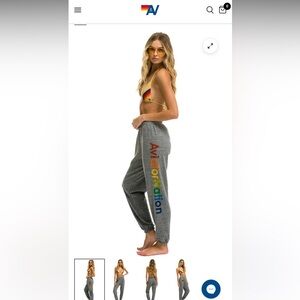 MDW 1 DAY SALE ** SIZE XL AVIATOR NATION SWEATPANTS - HEATHER GREY